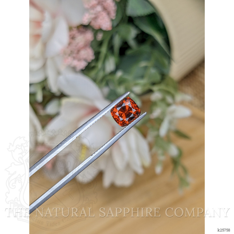 1.87 Ct. Orange Malaya Garnet from Madagascar