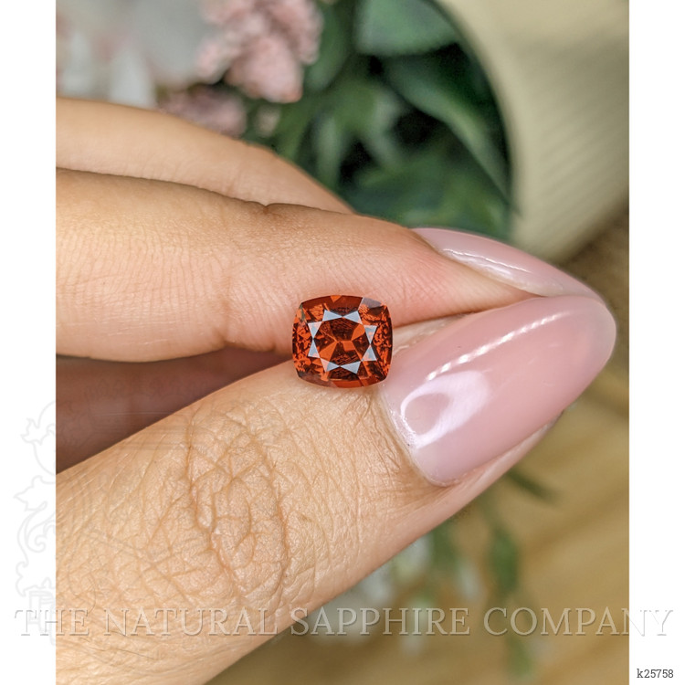 1.87 Ct. Orange Malaya Garnet from Madagascar