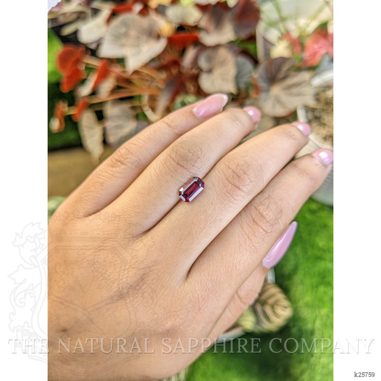 1.50 Ct. Purplish Red Rhodolite Garnet from Ceylon (Sri Lanka)