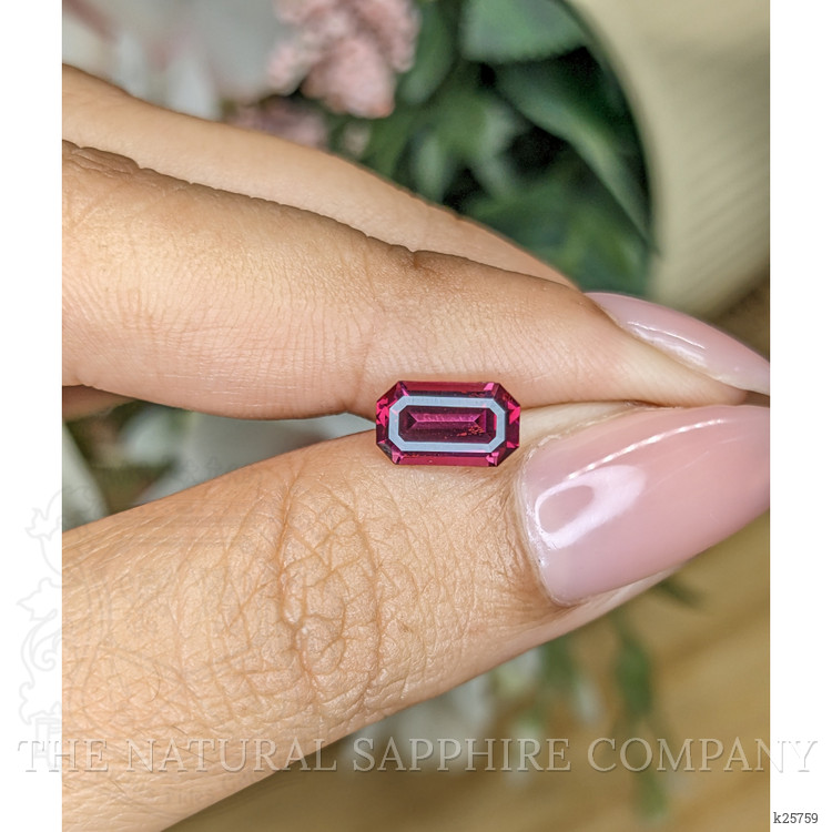 1.50 Ct. Purplish Red Rhodolite Garnet from Ceylon (Sri Lanka)