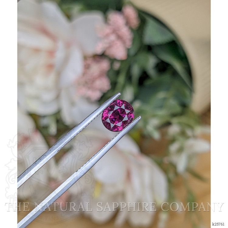 2.06 Ct. Purplish Pink Rhodolite Garnet from Ceylon (Sri Lanka)