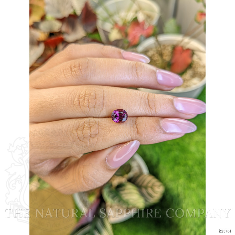 2.06 Ct. Purplish Pink Rhodolite Garnet from Ceylon (Sri Lanka)