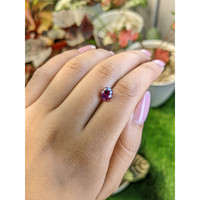2.06 Ct. Purplish Pink Rhodolite Garnet from Ceylon (Sri Lanka) Life Style