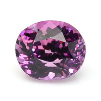 0.61 Ct. Pinkish Purple Rhodolite Garnet from Ceylon (Sri Lanka) Video