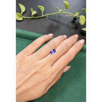1.66 Ct. Violet Tanzanite from Tanzania Life Style