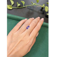 1.77 Ct. Violet Tanzanite from Tanzania Life Style
