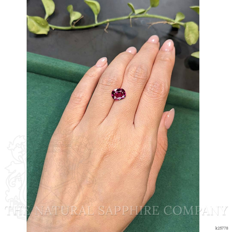 2.39 Ct. Purplish Pink Garnet from Tanzania