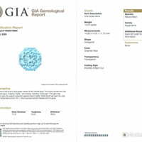 14.24 Ct. Greenish Blue Aquamarine from Brazil Scan Report