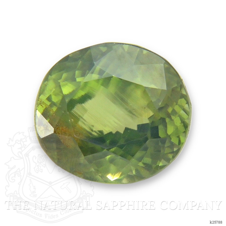3.10 Ct. Green Zircon from Ceylon (Sri Lanka)