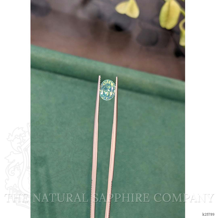 2.55 Ct. Green Zircon from Ceylon (Sri Lanka)