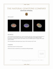 0.51 Ct. Cabochon Crystal/Jelly Opal from Australia Appraisal