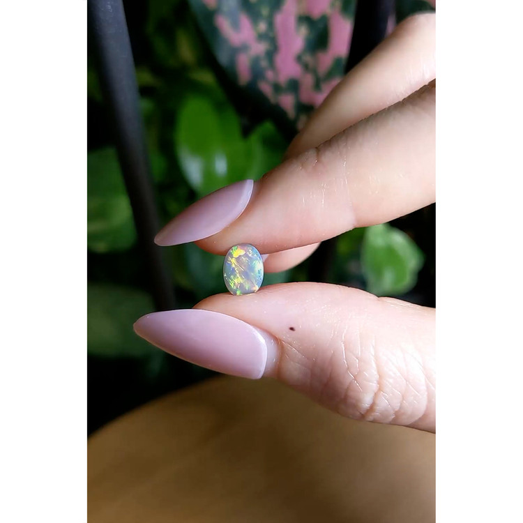 0.51 Ct. Cabochon Crystal/Jelly Opal from Australia