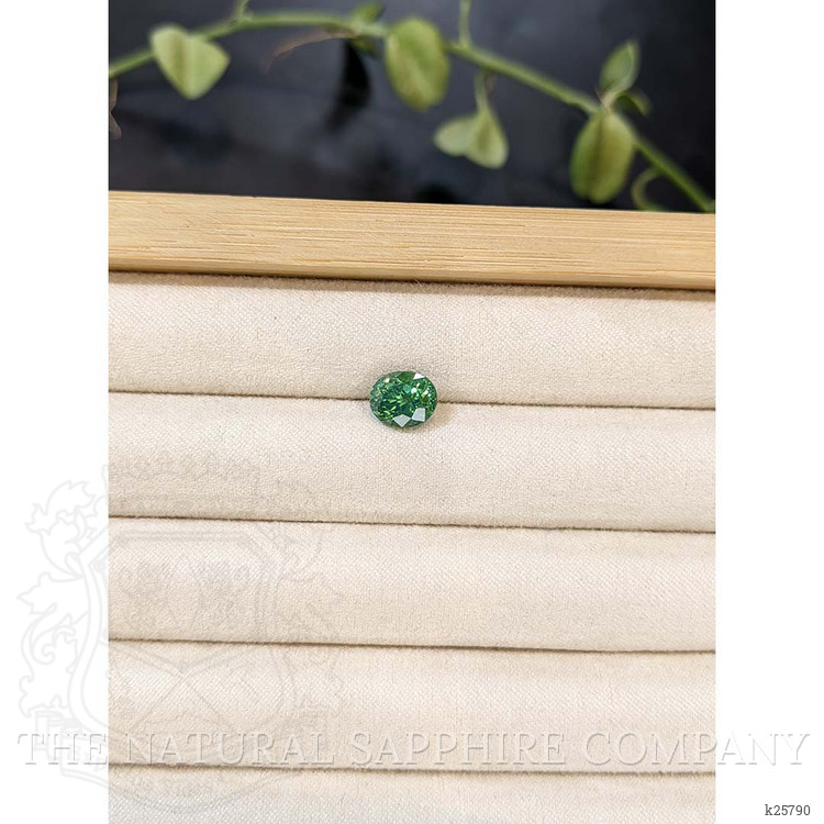 2.75 Ct. Green Zircon from Ceylon (Sri Lanka)