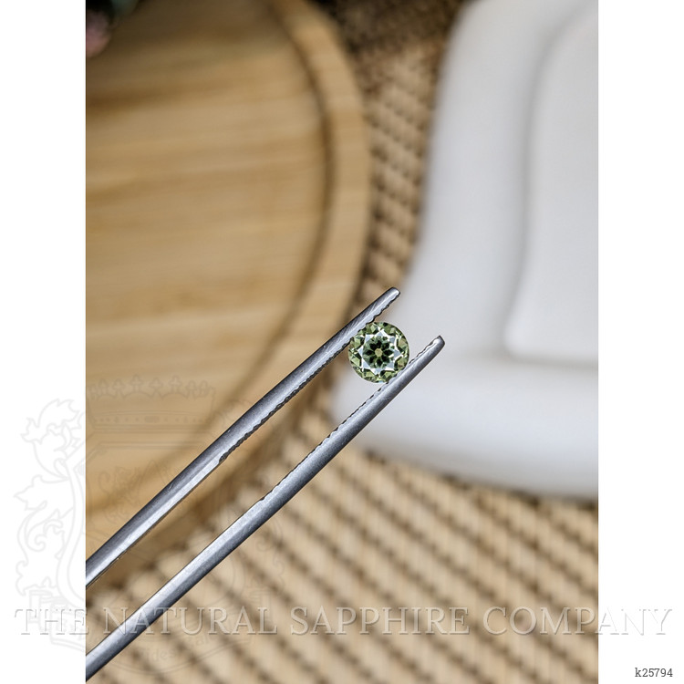 0.48 Ct. Yellowish Green Tourmaline from Ceylon (Sri Lanka)