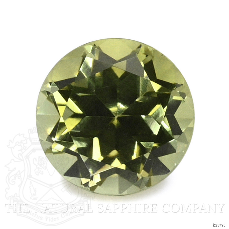 0.57 Ct. Yellowish Green Tourmaline from Ceylon (Sri Lanka)