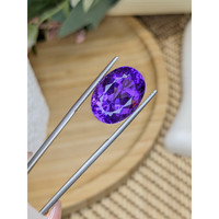 13.25 Ct. Purple Amethyst from Ceylon (Sri Lanka) Life Style