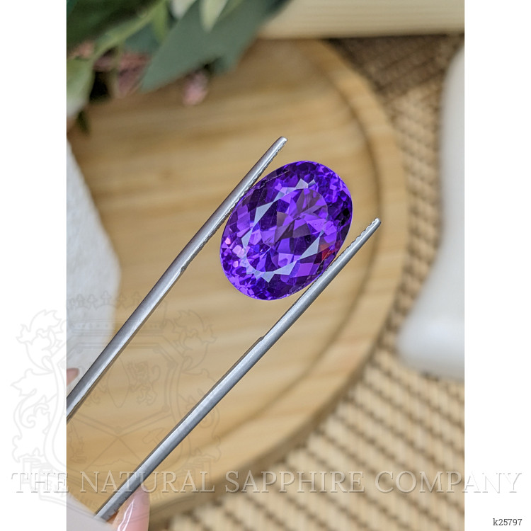 13.25 Ct. Purple Amethyst from Ceylon (Sri Lanka)