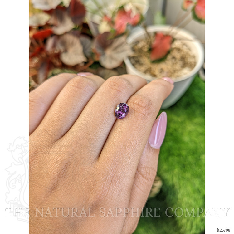 1.82 Ct. Purplish Pink Spinel from Ceylon (Sri Lanka)