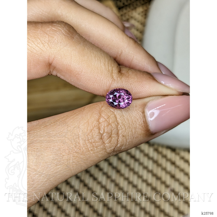 1.82 Ct. Purplish Pink Spinel from Ceylon (Sri Lanka)