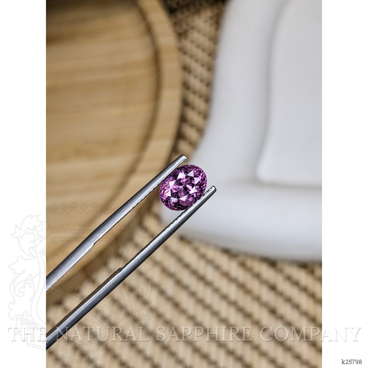 1.82 Ct. Purplish Pink Spinel from Ceylon (Sri Lanka)