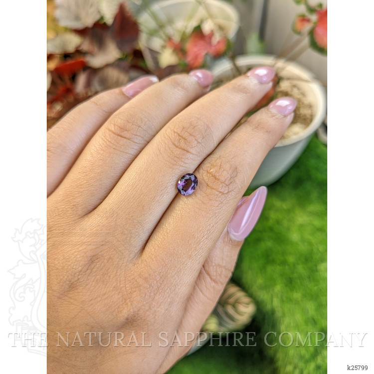 1.15 Ct. Purplish Pink Spinel from Ceylon (Sri Lanka)