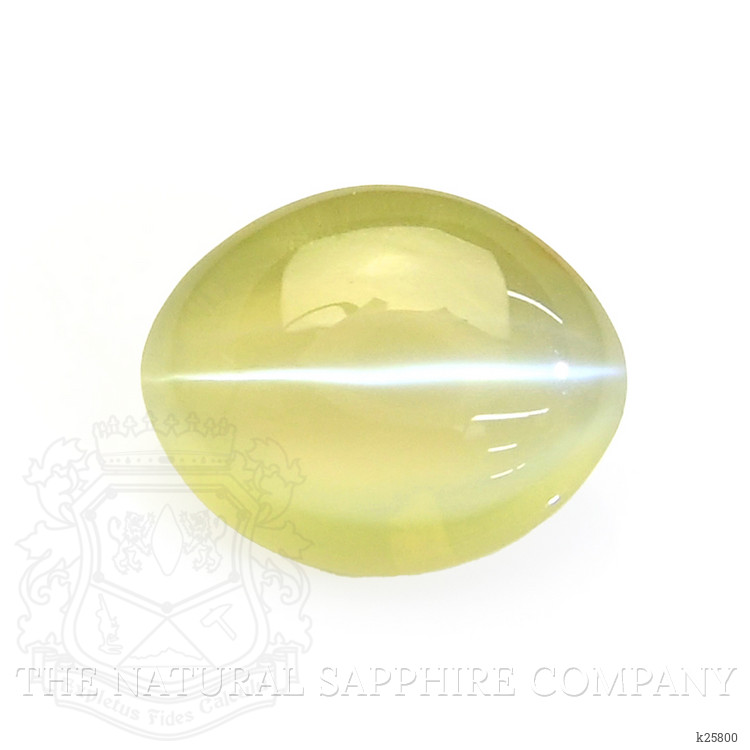 0.97 Ct. Greenish Yellow Cabochon Chrysoberyl from Tanzania
