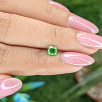 0.57 Ct. Tsavorite Garnet from Tanzania Life Style