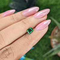 0.70 Ct. Tsavorite Garnet from Tanzania Life Style