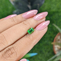 0.87 Ct. Tsavorite Garnet from Tanzania Life Style