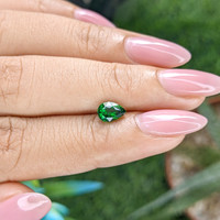 0.94 Ct. Tsavorite Garnet from Tanzania Life Style
