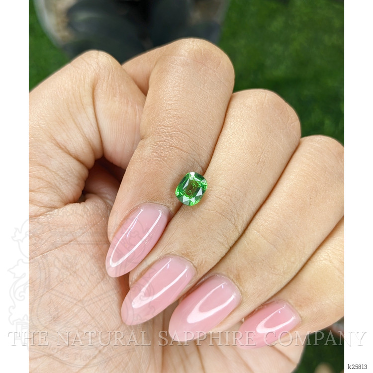 1.00 Ct. Tsavorite Garnet from Tanzania