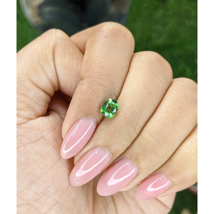 1.00 Ct. Tsavorite Garnet from Tanzania