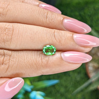 1.05 Ct. Tsavorite Garnet from Tanzania Life Style