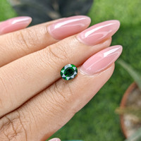 1.08 Ct. Tsavorite Garnet from Tanzania Life Style