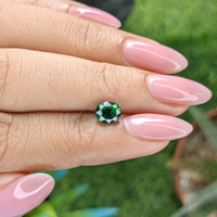 1.08 Ct. Tsavorite Garnet from Tanzania Life Style