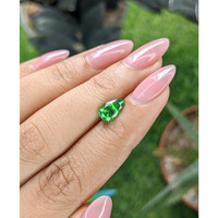 1.36 Ct. Tsavorite Garnet from Tanzania Life Style