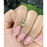 1.41 Ct. Yellowish Green Chrysoberyl from Tanzania Life Style