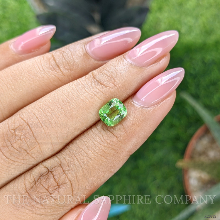 2.05 Ct. Green Grossular Garnet from Tanzania