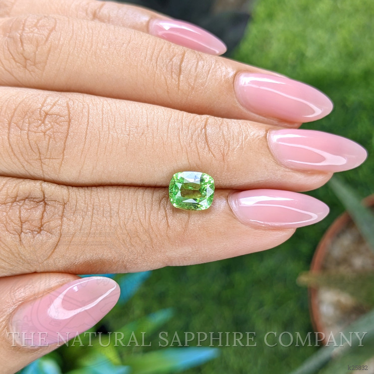 2.05 Ct. Green Grossular Garnet from Tanzania