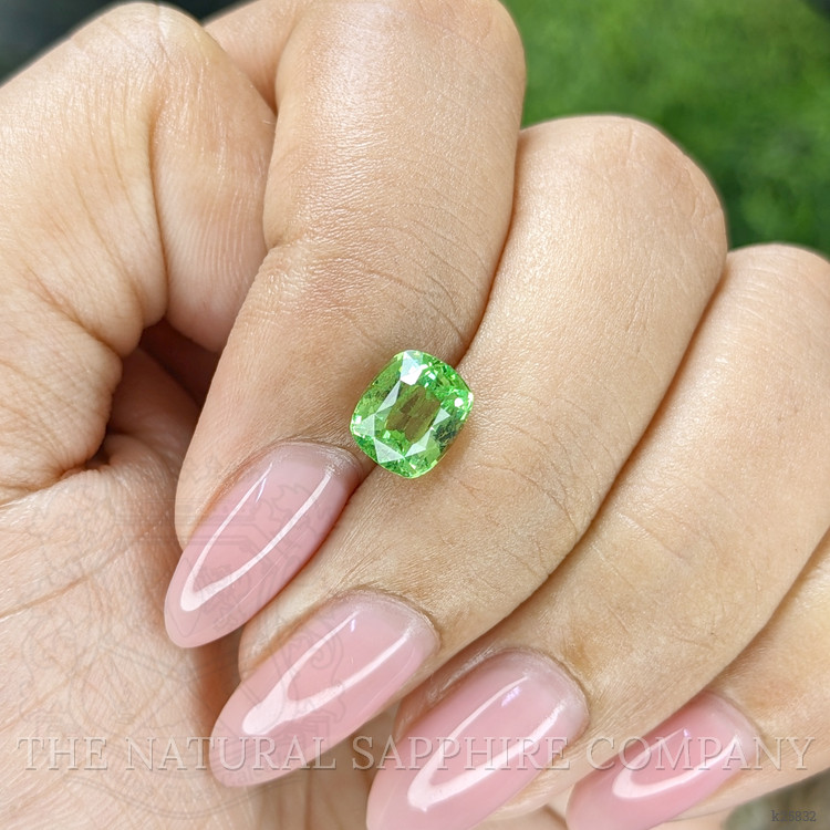 2.05 Ct. Green Grossular Garnet from Tanzania