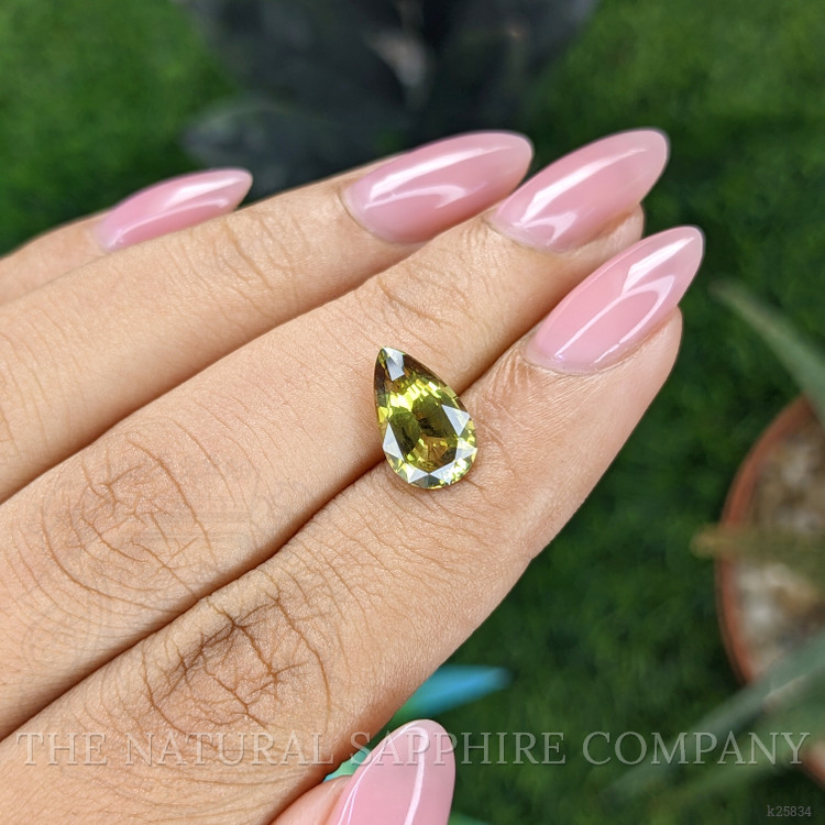 2.62 Ct. Yellowish Green Chrysoberyl from Tanzania
