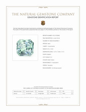 23.32 Ct. Bluish Green Aquamarine from Tanzania Scan Report