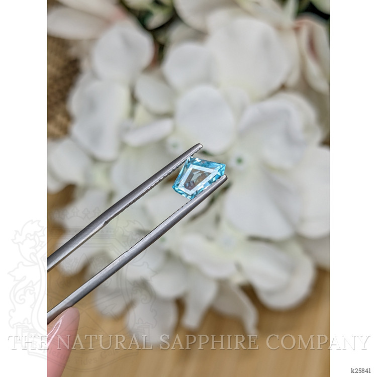 1.29 Ct. Greenish Blue Zircon from Ceylon (Sri Lanka)