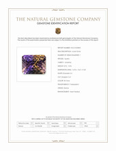 13.96 Ct. Bi Color Ametrine from Bolivia Scan Report