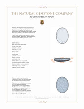 0.55 Ct. White Opal from Australia 3 D Scan Report