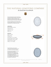 1.22 Ct. Cabochon Crystal/Jelly Opal from Australia 3 D Scan Report
