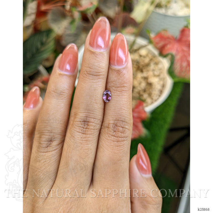 0.43 Ct. Pinkish Purple Spinel from Ceylon (Sri Lanka)