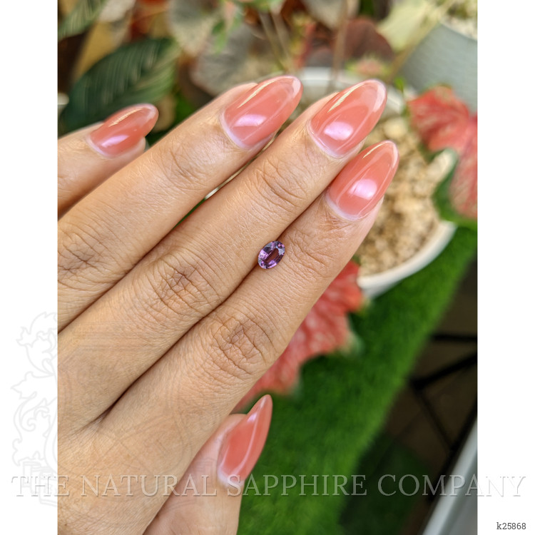 0.43 Ct. Pinkish Purple Spinel from Ceylon (Sri Lanka)