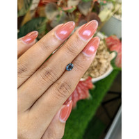 0.70 Ct. Greenish Blue Spinel from Ceylon (Sri Lanka) Life Style