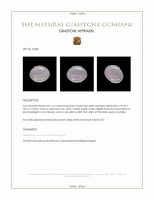 1.16 Ct. Cabochon White Opal from Australia Appraisal